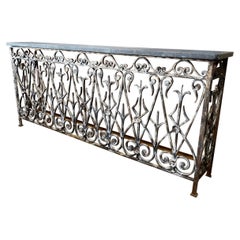 19th Century French Balcony Console Table