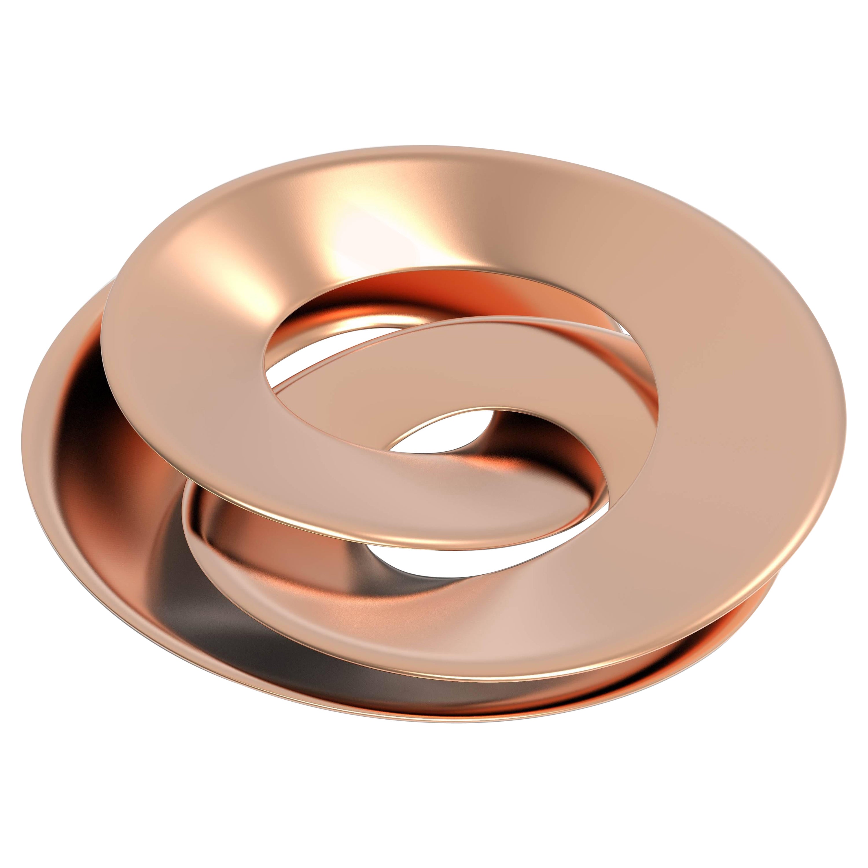 Rollercoaster D50 Tray 'Rose Gold Plated Bronze'