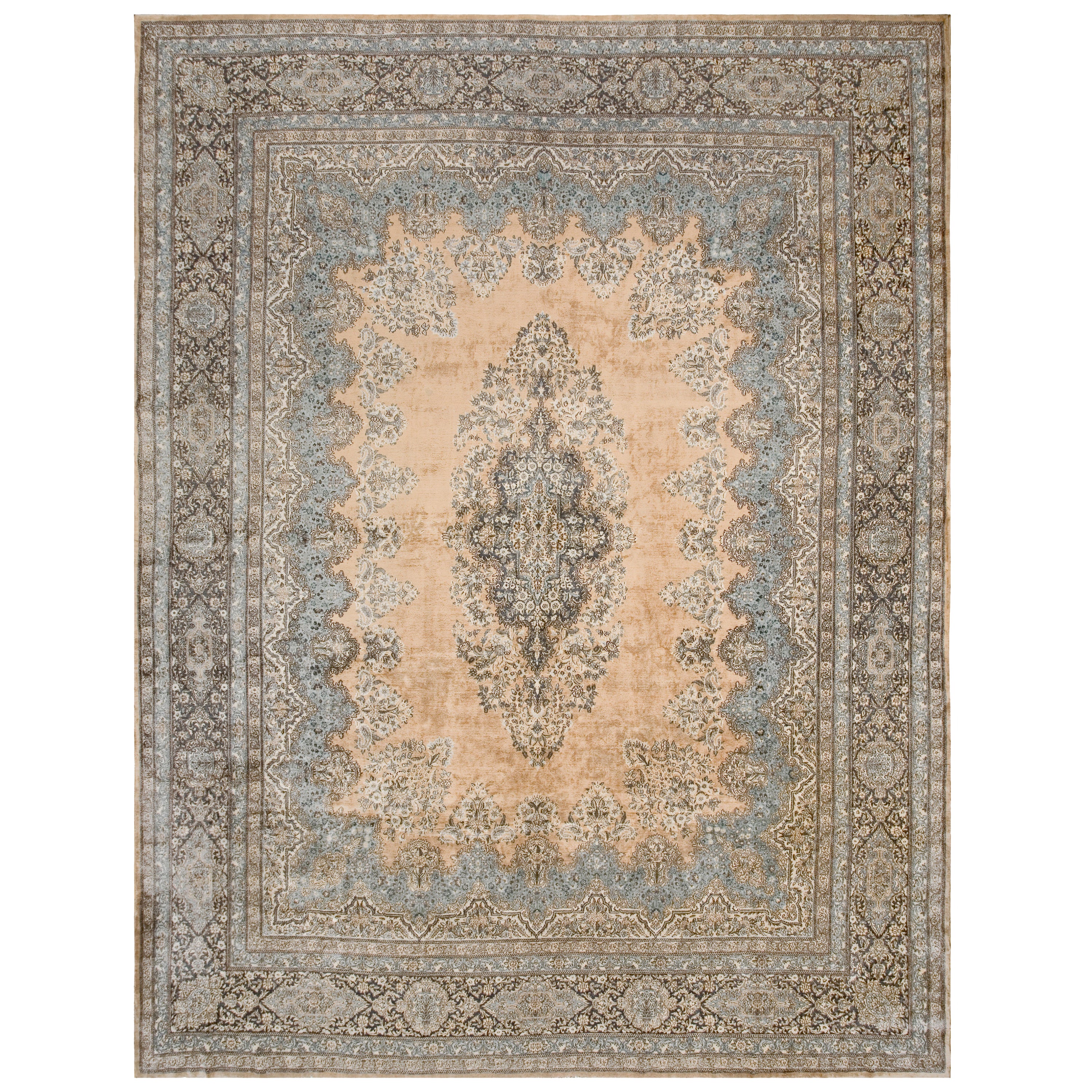 Antiker persischer Kerman-Teppich 13'8" x 18'0" 