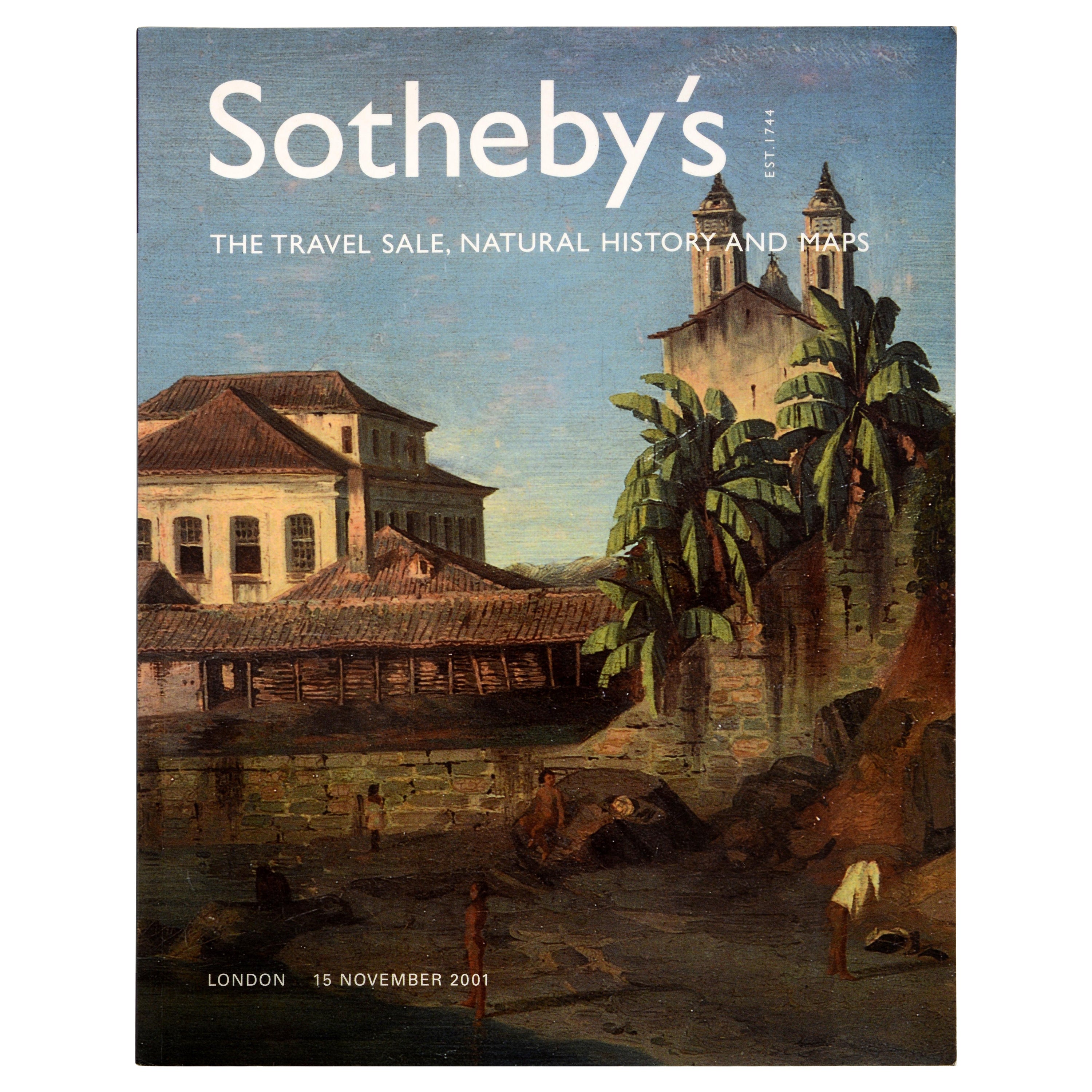 La vente de voyage : histoire naturelle et cartes Sotheby's London, novembre 2001