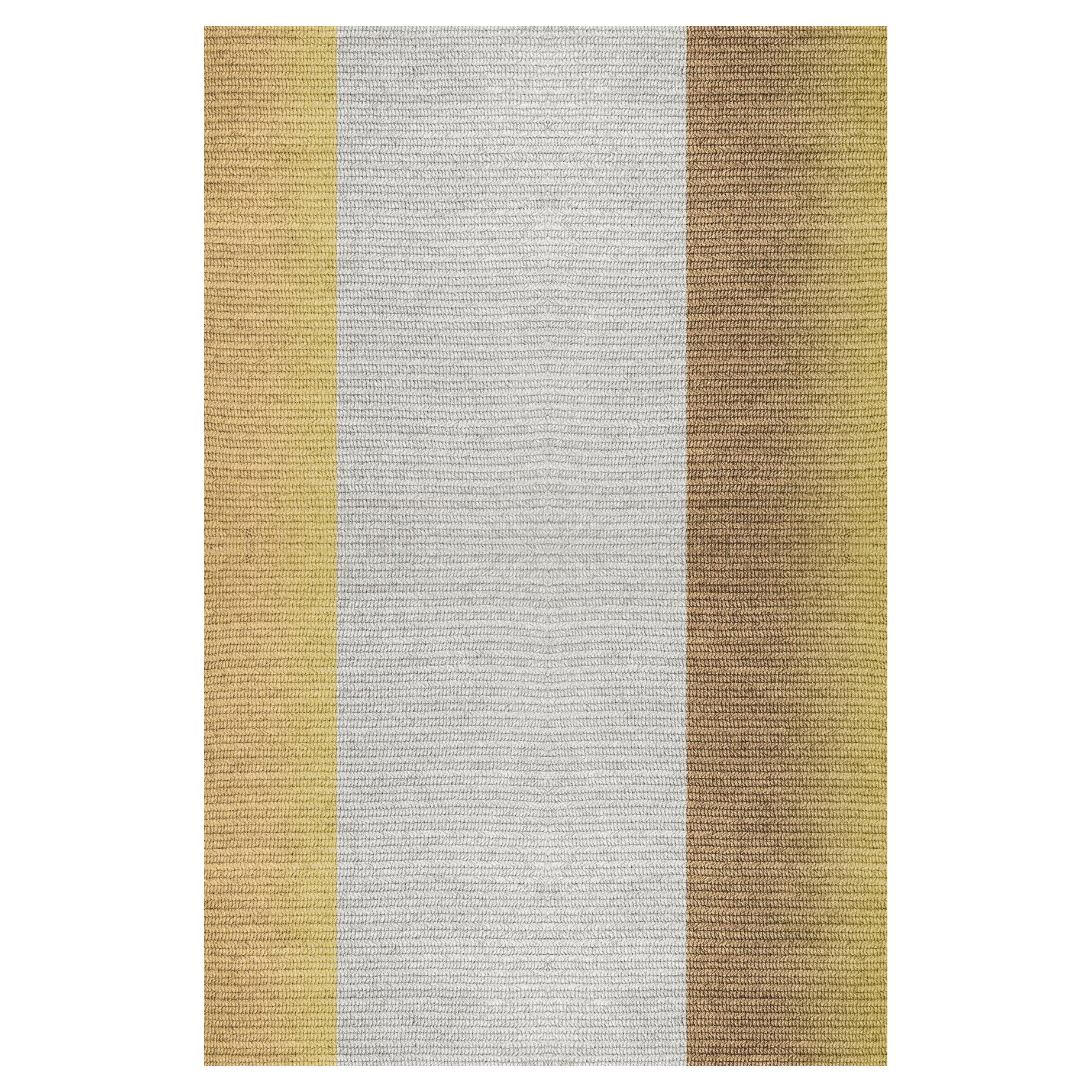 Teppich „Blur“ aus Abaca, Farbe „Pampas“ 160x240cm von Claire Vos für Musett Design