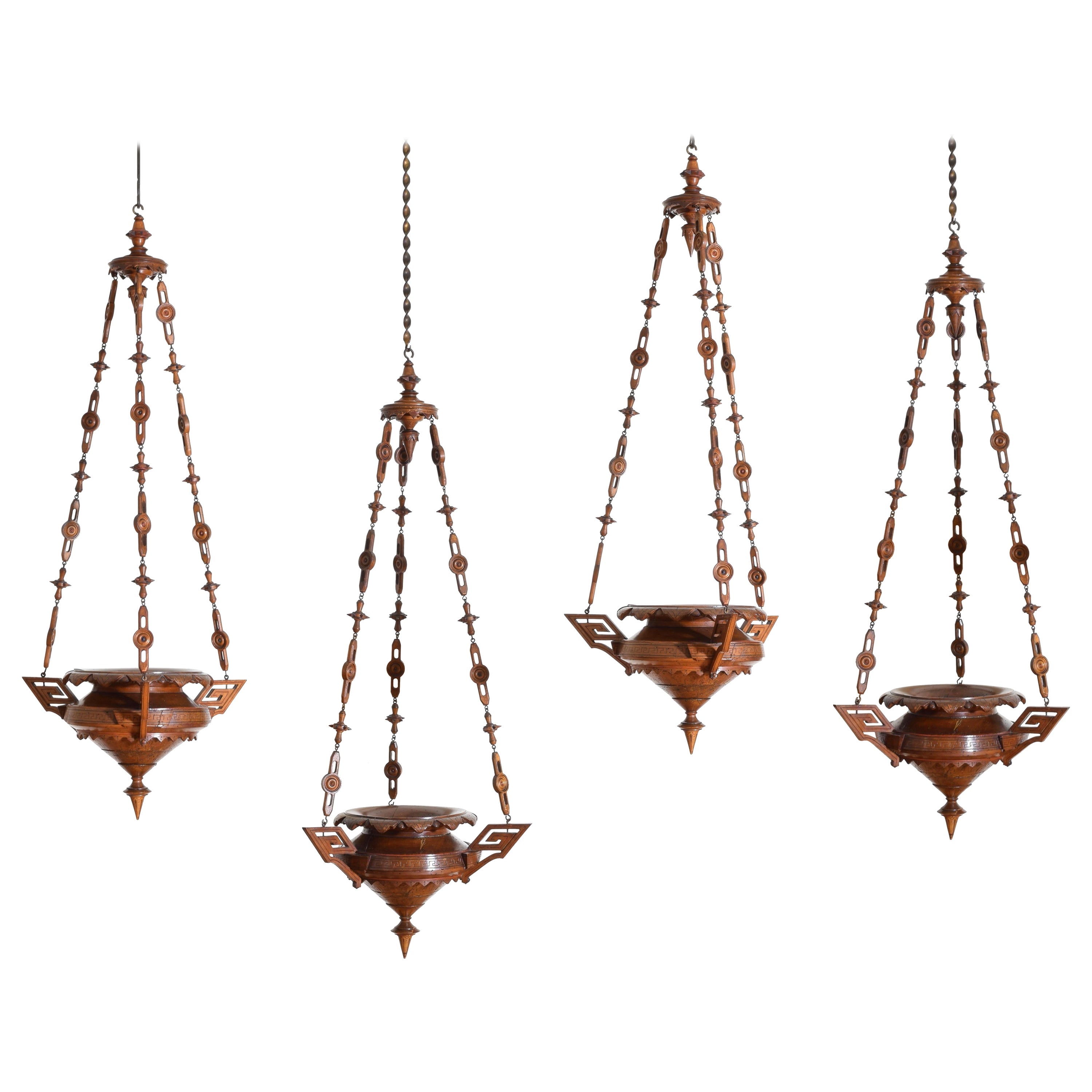 Egyptian Revival Chandeliers and Pendants