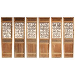 Set of Six Chinese Style Screens