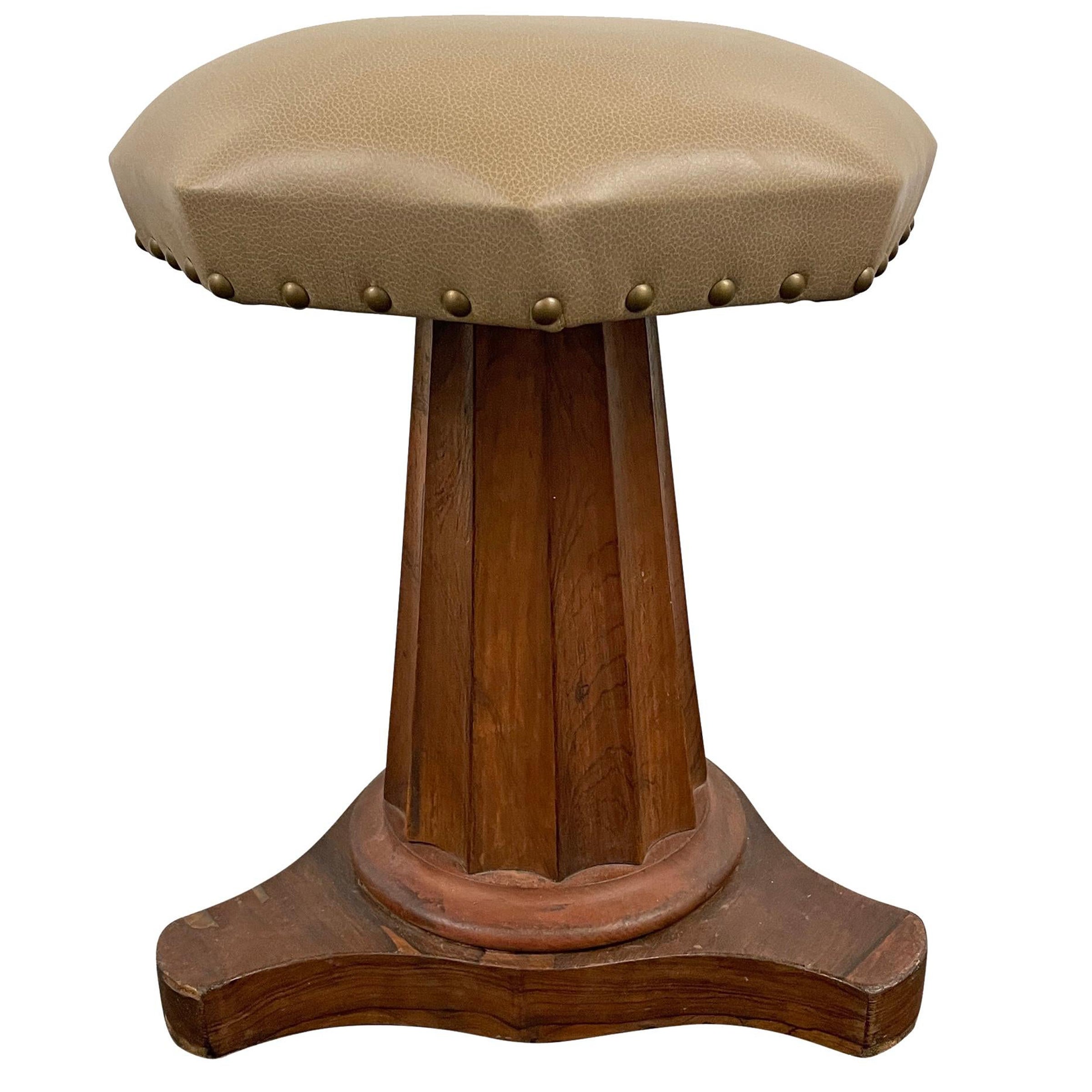 Early 20th Century American Empire Stool For Sale