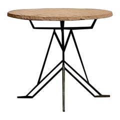 Vintage Postmodern Wrought Iron Table