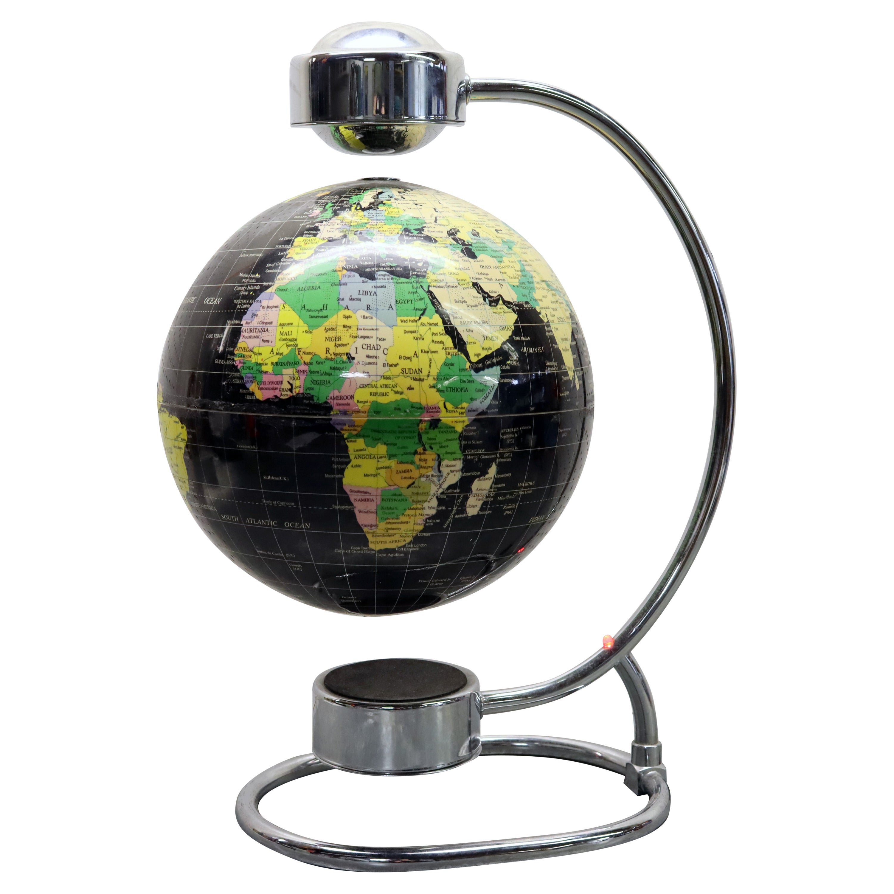 1970s Space Age Magnetic Floating Desktop Globe