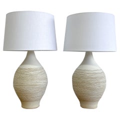 Pair of Ceramic Table Lamps by Lee Rosen for Design Technics, 1960s
