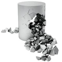 Stool, Bullet Pouf, Aluminium 10