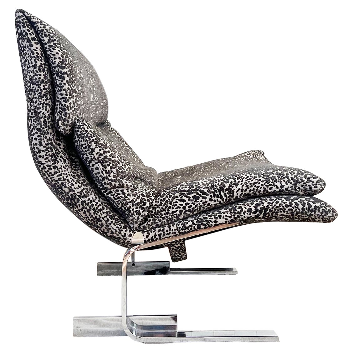 Onda Wave Lounge Chair by Giovanni Offredi for Saporiti For Sale