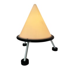 Retro Post Modern Acrylic Geometric Cone Table Lamp