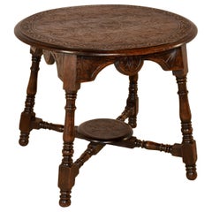 19th Century Round English Side Table