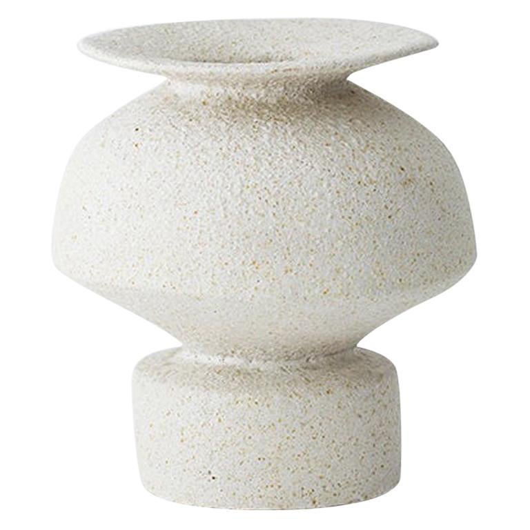 Psycter Hueso Stoneware Vase by Raquel Vidal and Pedro Paz