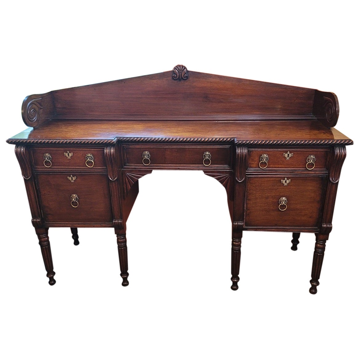 18th Century Irish Georgian Cork Sideboard For Sale