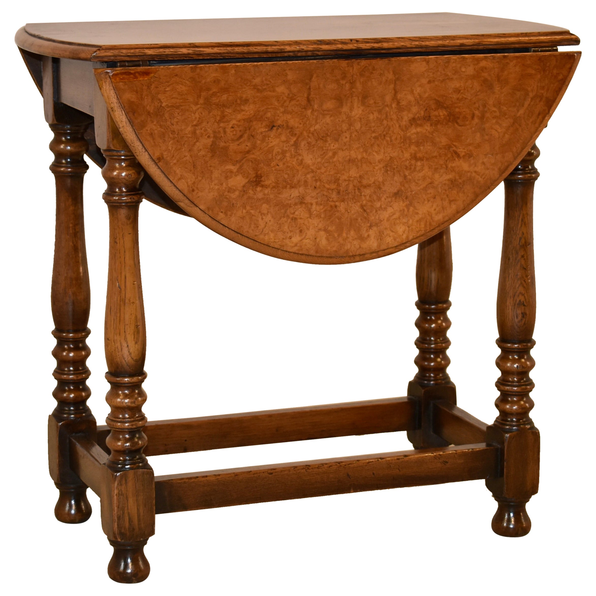 Late 19th Century Drop Leaf Side Table