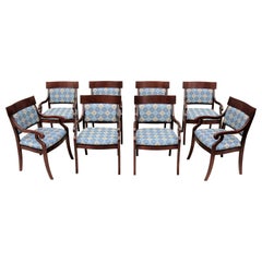 Used Traditional Kimball Innsbruck and Osterley Park Wood Guest Side Chairs, Set of 8