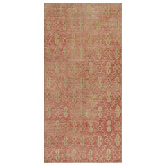 Zeki Müren Teppich in Rot mit Trellis-Muster, von Rug & Kilim