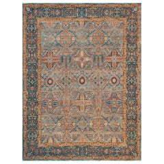 Wool Handwoven Tabriz Inspired Rug