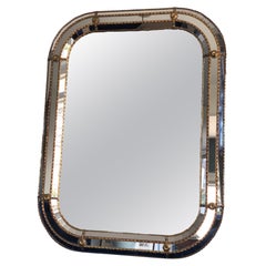 Spanish Venetian Mirror Hollywood Regency, 1990s