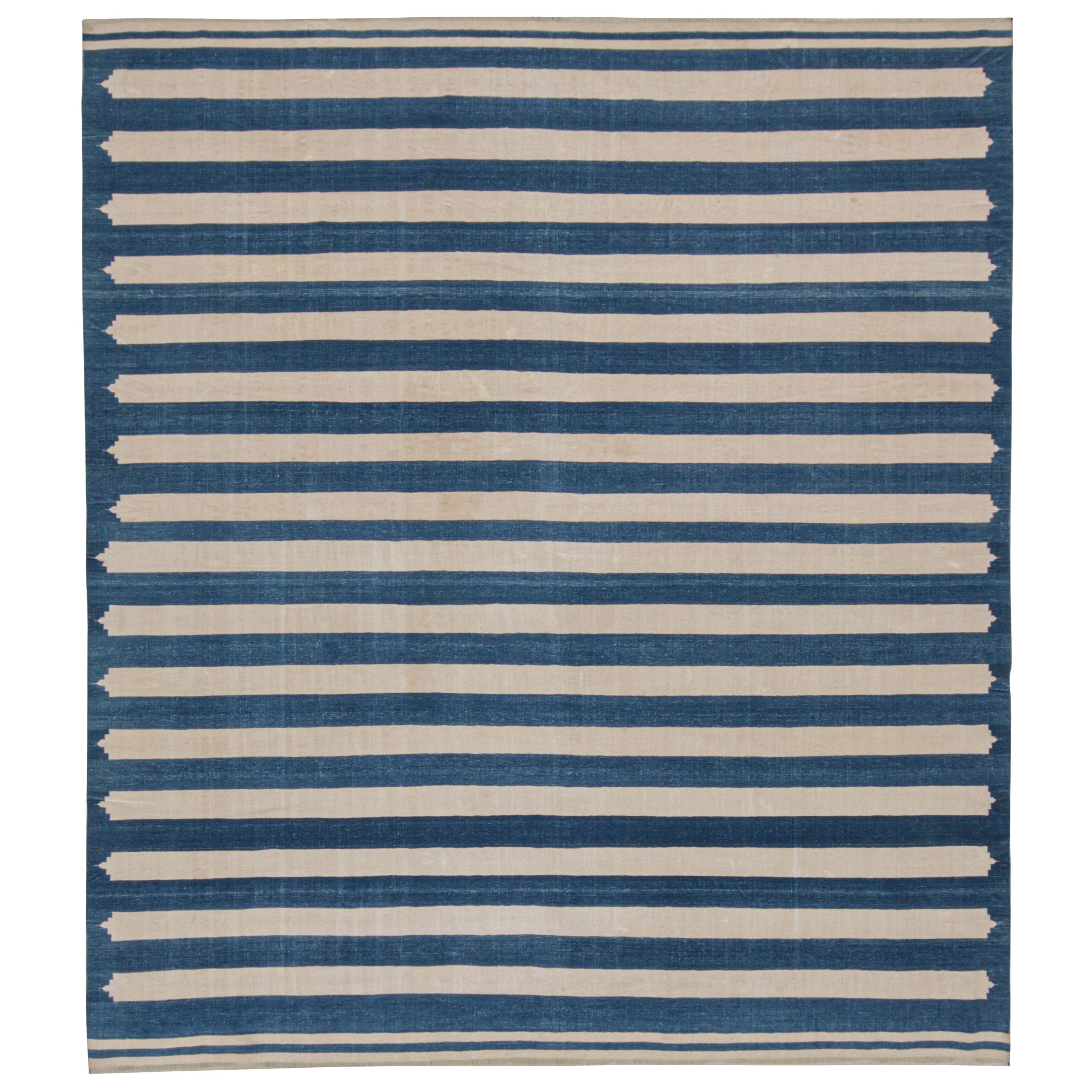 Vintage Dhurrie Rug with Stripes at 1stDibs striped dhurrie rug