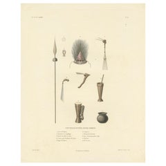 Used Print of Artifacts from the Haven of Doreri, New Guinea