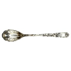 Antique 1880 Tiffany and Co. Sterling Silver Olive Spoon