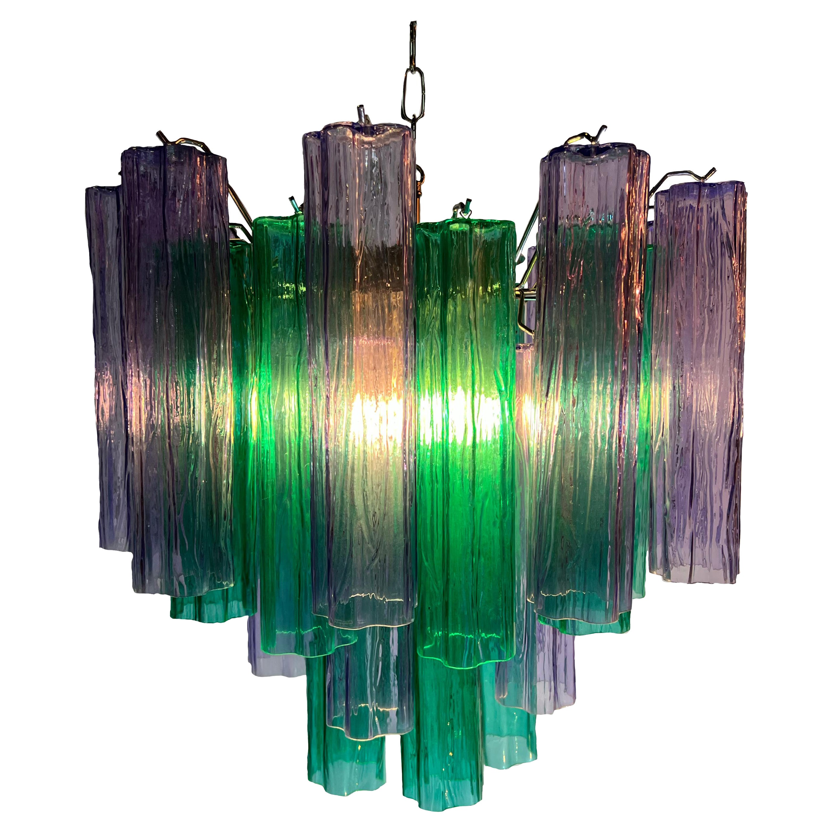 Charming Murano Chandeliers by Valentina Planta For Sale