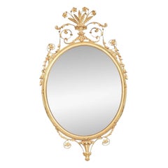 Fine Carver's Guild Adam Style Gilt Beveled Mirror