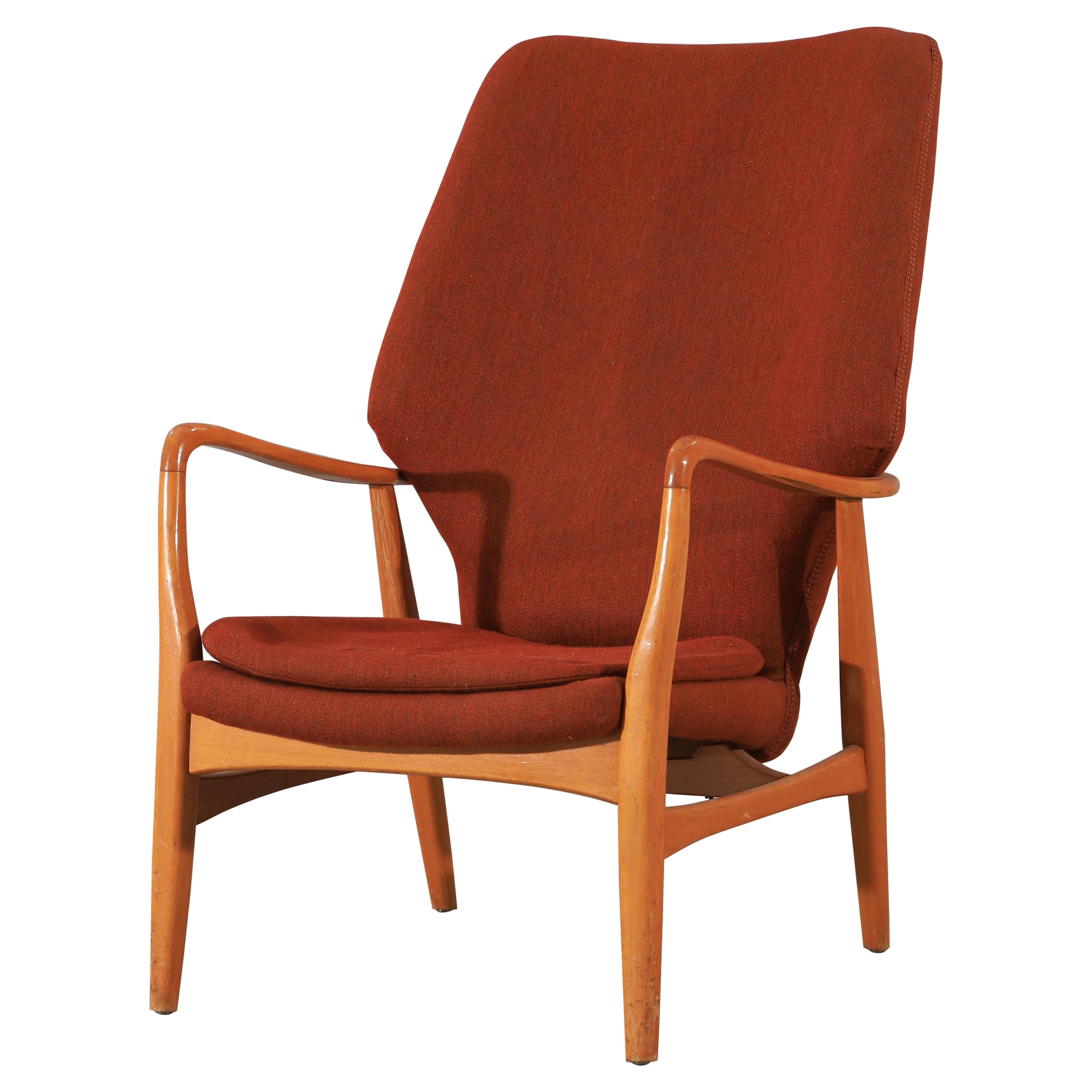 Henry Schubell Easy Chair Model Ms-6 Denmark, 1950