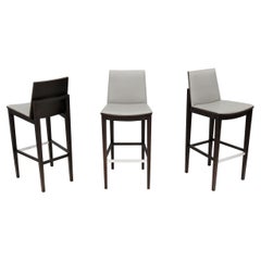 Contemporary Modern Kevin Stark for Hbf Ash Wood Carlyle Barstool, Set of 3