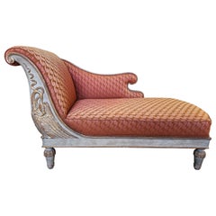 Antique Neoclassical Style Chais Lounge