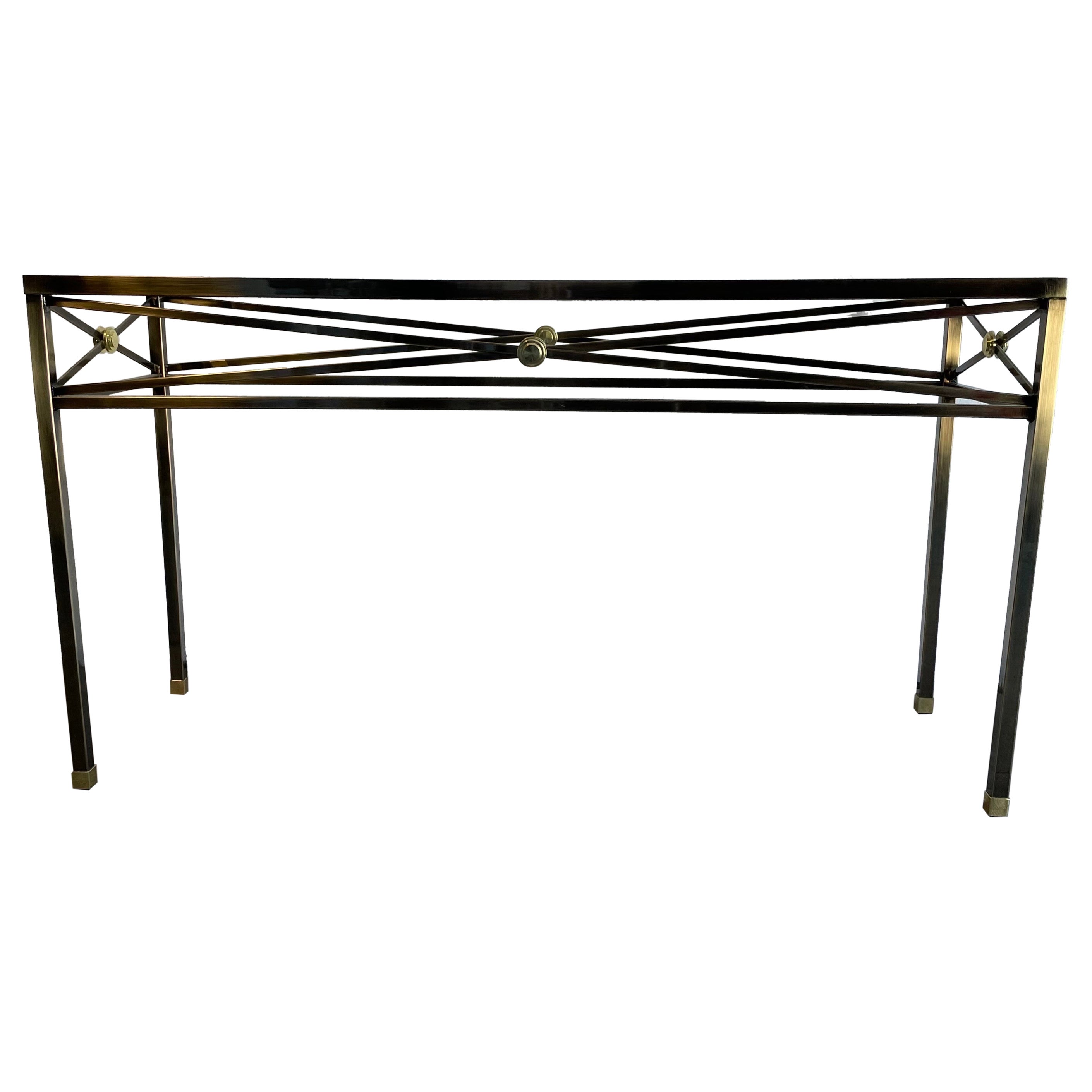 Design Institute of America Dia Neoclassical Console Sofa Table For Sale