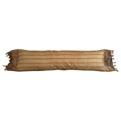 Embroidered Raw Silk and Organza Long Body Roll Pillow from Luxe Bedding Set
