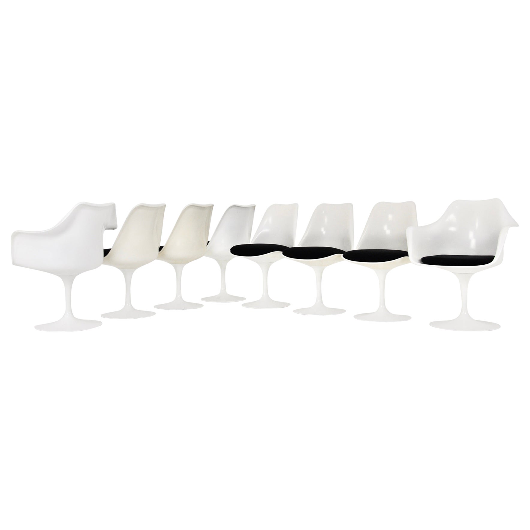 Tulip Dining Chairs by Eero Saarinen for Knoll International, 1970s Set of 8