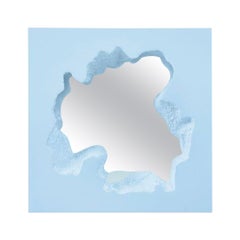 Gufram Broken Square Mirror Blue by Snarkitecture, Limited Edition of 33