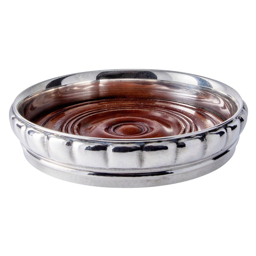 Jensen 100 Handcrafted Sterling Silver Wine Stopper For Sale at