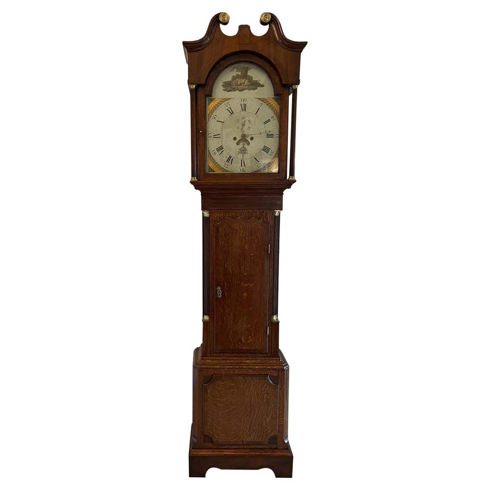 George III Period Longcase Clock by George Chambers of Newcastle at 1stDibs