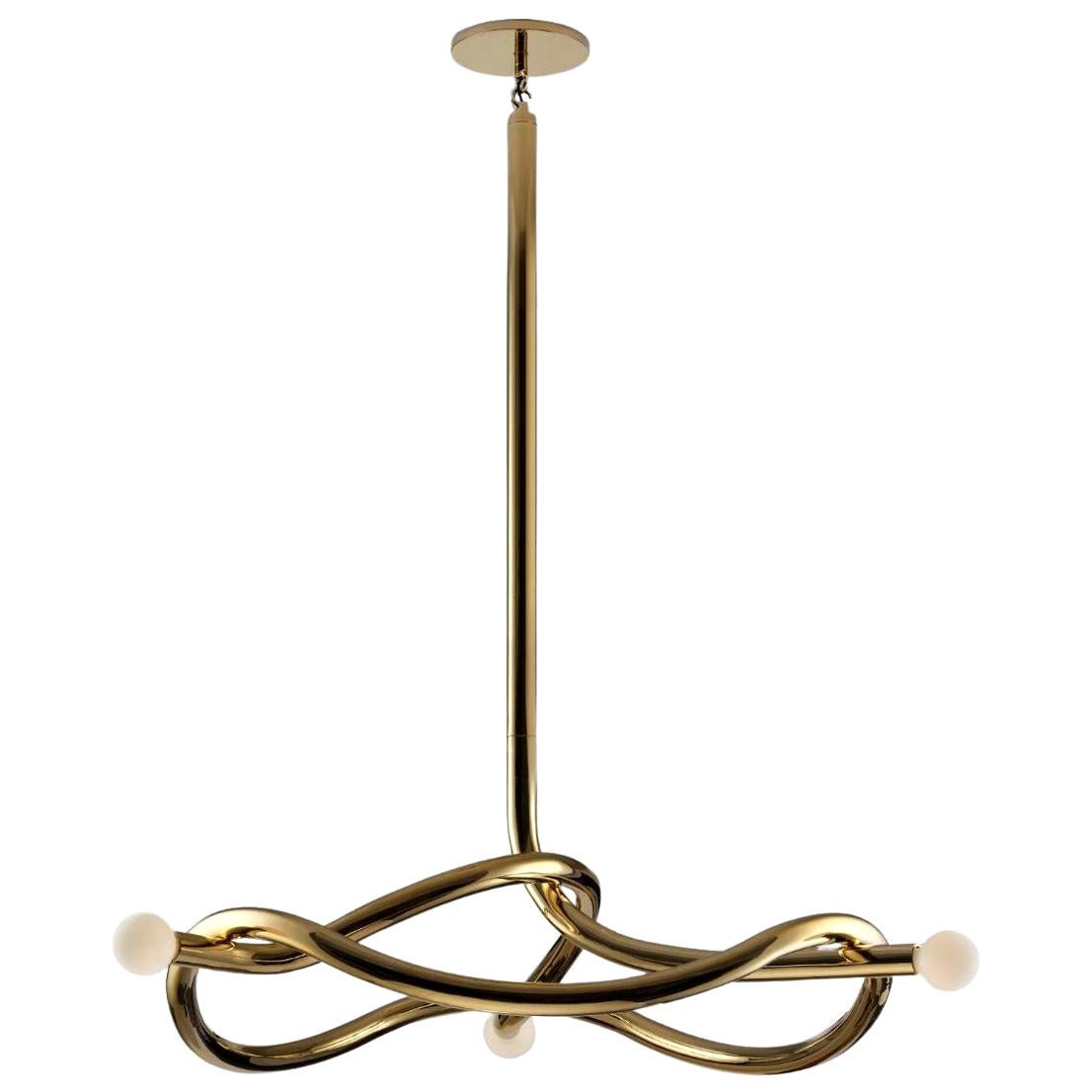 Tryst Three Chandelier by Paul Matter For Sale