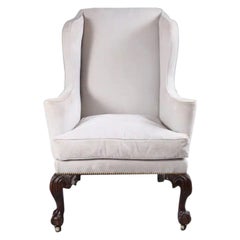 George II Mahogany Wing Chair