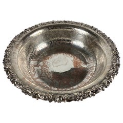 Retro English Silver Plate Large Bowl
