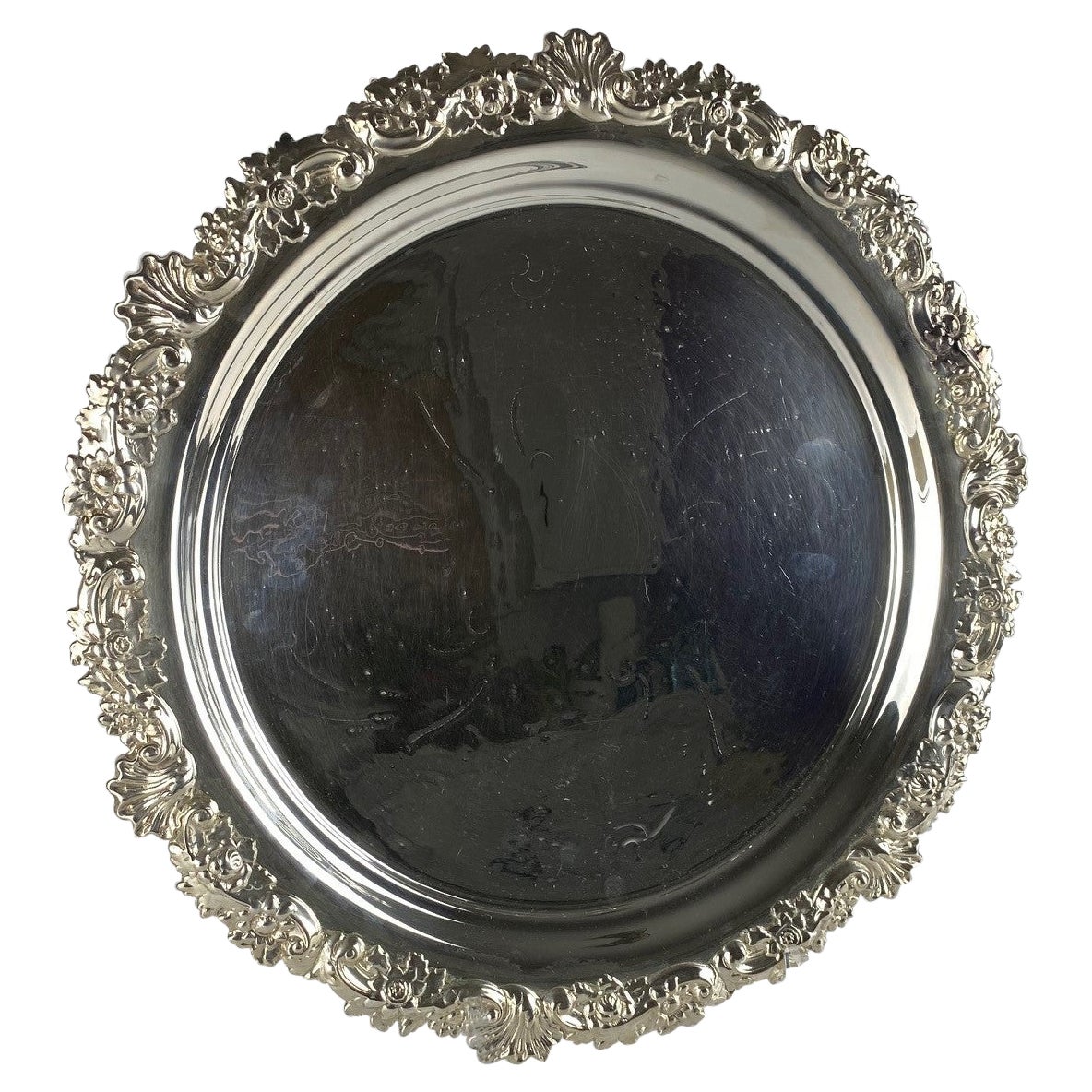 English Silver Plate Tray