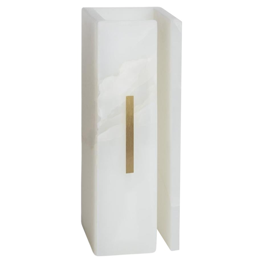 03C Sculpture Onix blanc pur de Marie Jeunet en vente