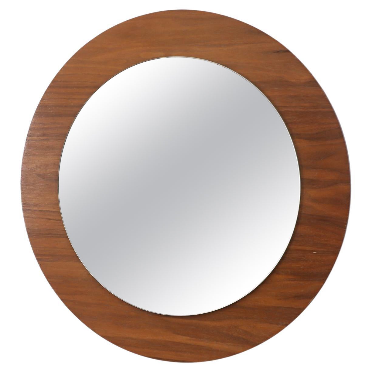 Midcentury Teak Asymmetric Wall Mount Mirror at 1stDibs mid century asymmetrical wall mirror