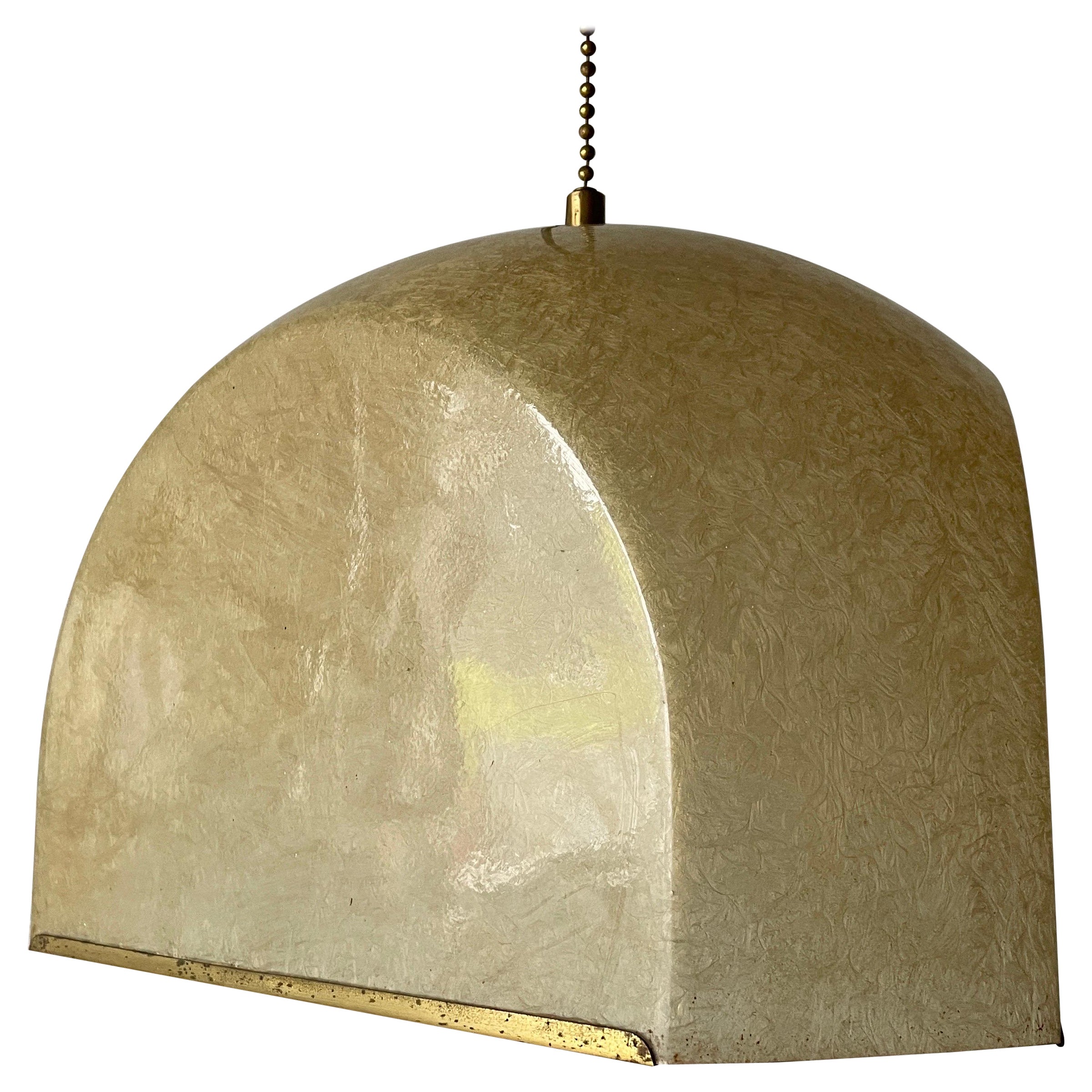 Extraordinary Italian Design Fiberglass XL Pendant Lamp, 1960s, Italy For Sale