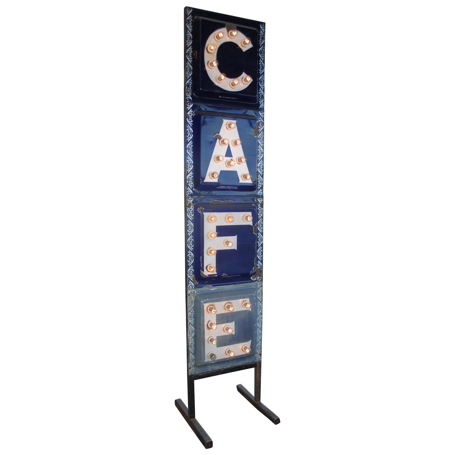 Vintage Cafe Sign 86