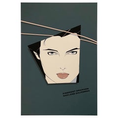 1983 Patrick Nagel Serigrafía Edición Mirage Piedmont Graphics, Oakland