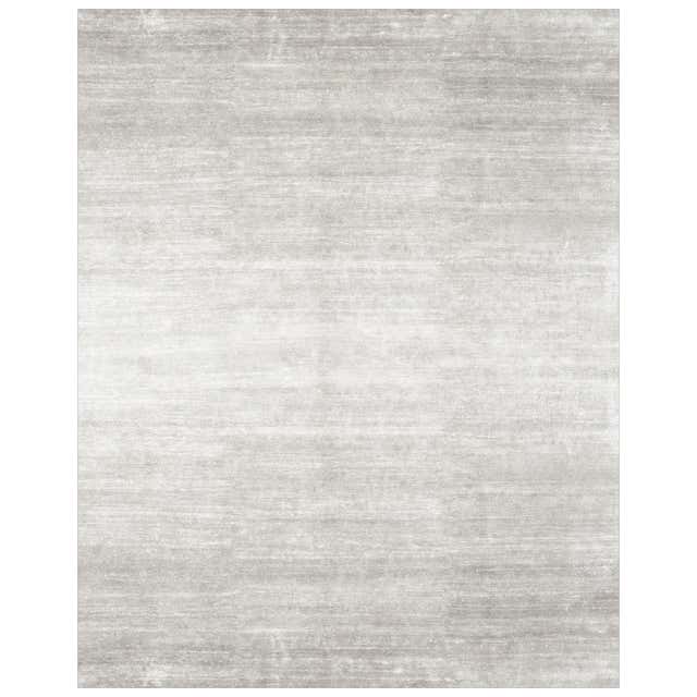 Mehraban Solid Design Bamboo Silk Rug Dara For Sale at 1stDibs