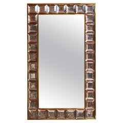 Diamond Pits Mirror by Studio Glustin