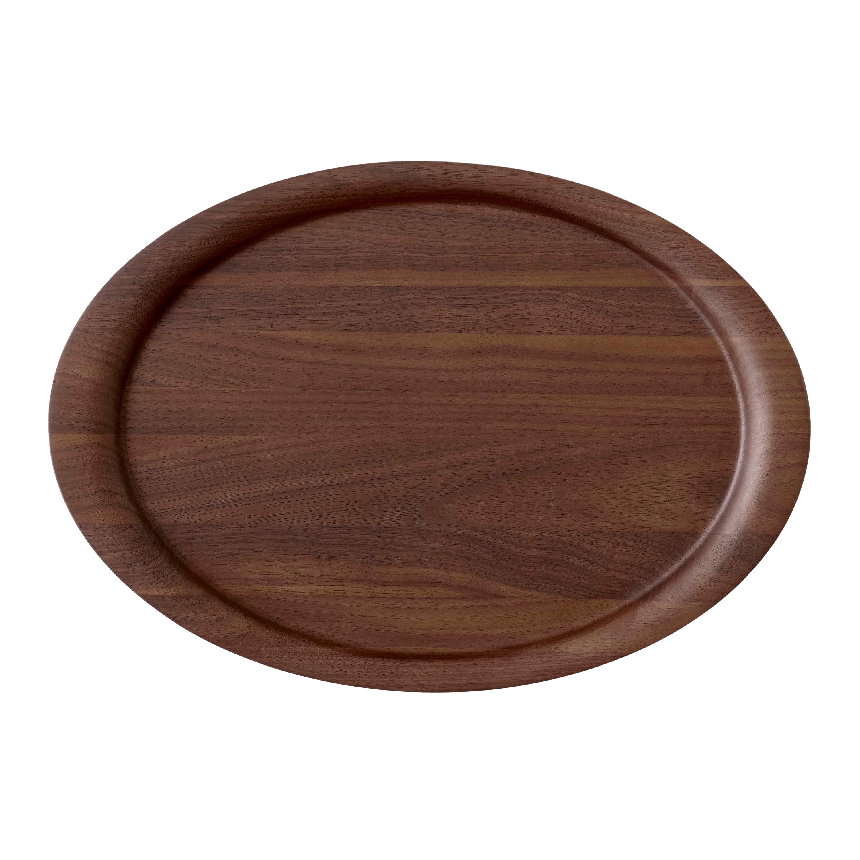 Collect Tray, SC64, Lacquered Walnut by Space Copenhagen for &Tradition For Sale