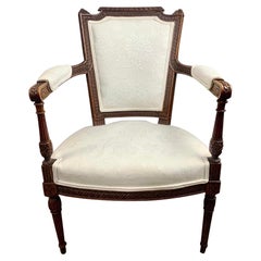 Louis XVI French Neoclassical Armchair