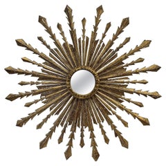 19th Century Sunburst Mirror